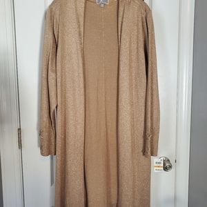 NEW Macy's  JM Collection gold sweater